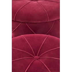 'POLLY Set of 2 Poufs, Burgundy' 'POLLY Set of 2 Poufs, Burgundy'