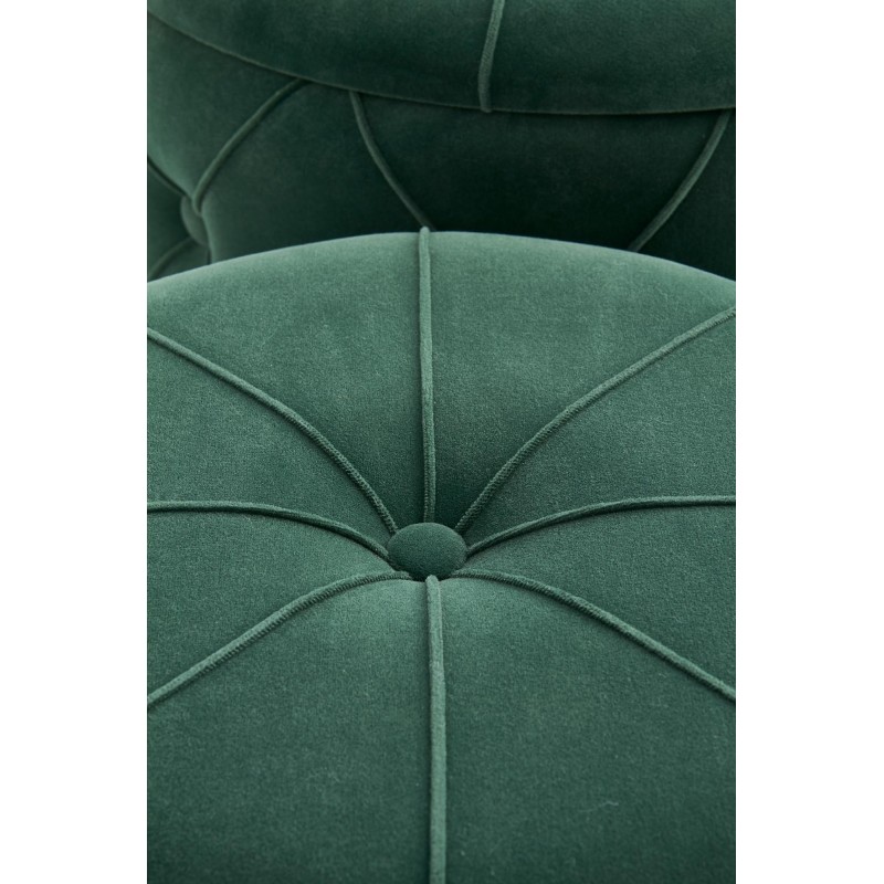 'POLLY Set of 2 Poufs, Dark Green' 'POLLY Set of 2 Poufs, Dark Green'