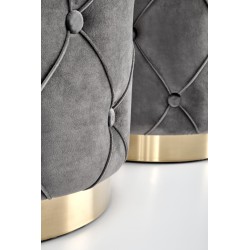 'POLLY Set of 2 Poufs, Ash' 'POLLY Set of 2 Poufs, Ash'