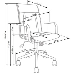'PORTO 2 White Office Chair' 'PORTO 2 White Office Chair'