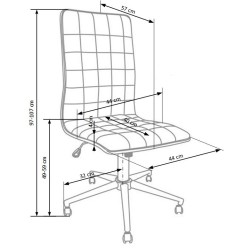 'PORTO White Office Chair' 'PORTO White Office Chair'