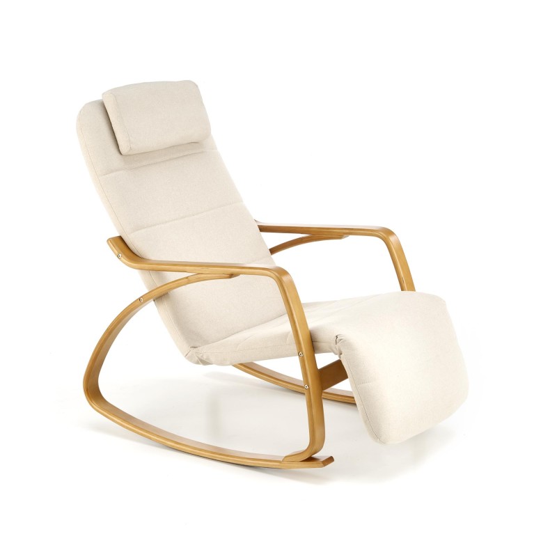 'PRIME Relaxation Armchair with Rocking Function, Beige' 'PRIME Relaxation Armchair with Rocking Function, Beige'