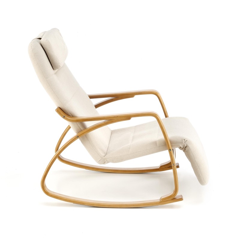 'PRIME Relaxation Armchair with Rocking Function, Beige' 'PRIME Relaxation Armchair with Rocking Function, Beige'