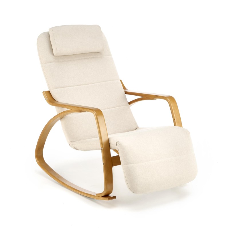 'PRIME Relaxation Armchair with Rocking Function, Beige' 'PRIME Relaxation Armchair with Rocking Function, Beige'