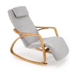 'PRIME Relaxation Armchair with Rocking Function in Ash Grey' 'PRIME Relaxation Armchair with Rocking Function in Ash Grey'