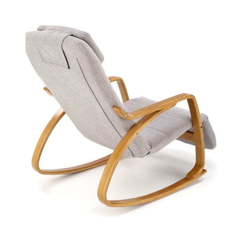 'PRIME Relaxation Armchair with Rocking Function in Ash Grey' 'PRIME Relaxation Armchair with Rocking Function in Ash Grey'