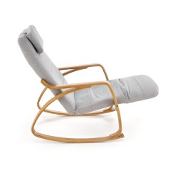 'PRIME Relaxation Armchair with Rocking Function in Ash Grey' 'PRIME Relaxation Armchair with Rocking Function in Ash Grey'