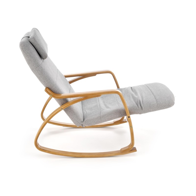 'PRIME Relaxation Armchair with Rocking Function in Ash Grey' 'PRIME Relaxation Armchair with Rocking Function in Ash Grey'