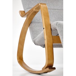 'PRIME Relaxation Armchair with Rocking Function in Ash Grey' 'PRIME Relaxation Armchair with Rocking Function in Ash Grey'