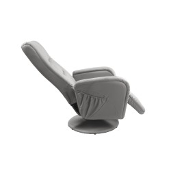 'PULSAR Ash Grey Recliner with Massage Function' 'PULSAR Ash Grey Recliner with Massage Function'