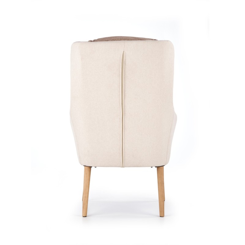 'PURIO Beige / Brown Relaxation Armchair' 'PURIO Beige / Brown Relaxation Armchair'