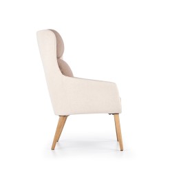 'PURIO Beige / Brown Relaxation Armchair' 'PURIO Beige / Brown Relaxation Armchair'
