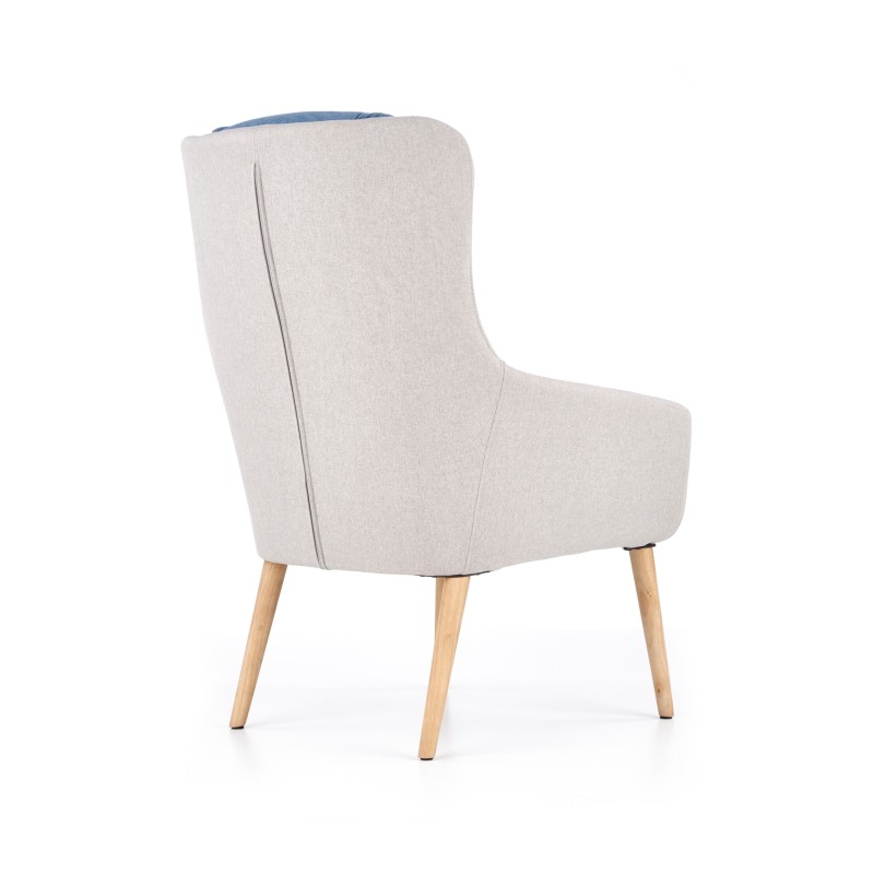 'PURIO Relaxation Chair Light Ash / Blue' 'PURIO Relaxation Chair Light Ash / Blue'