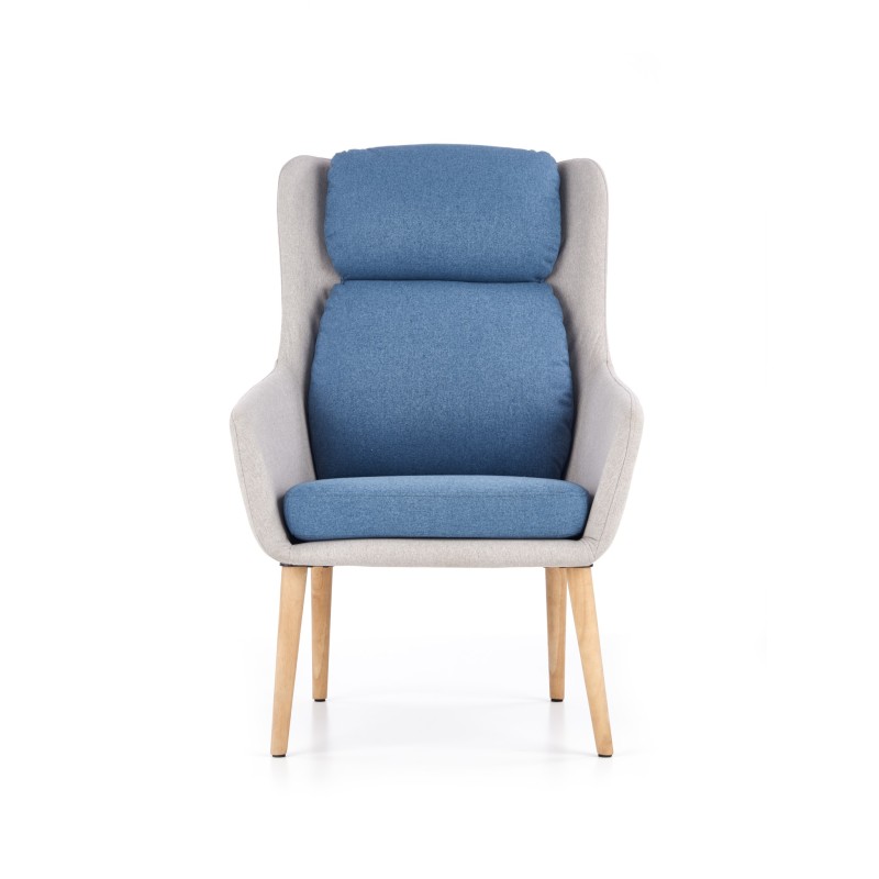 'PURIO Relaxation Chair Light Ash / Blue' 'PURIO Relaxation Chair Light Ash / Blue'