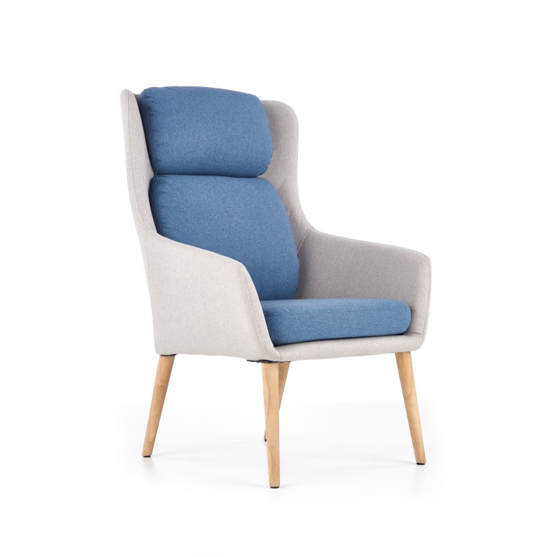 'PURIO Relaxation Chair Light Ash / Blue' 'PURIO Relaxation Chair Light Ash / Blue'