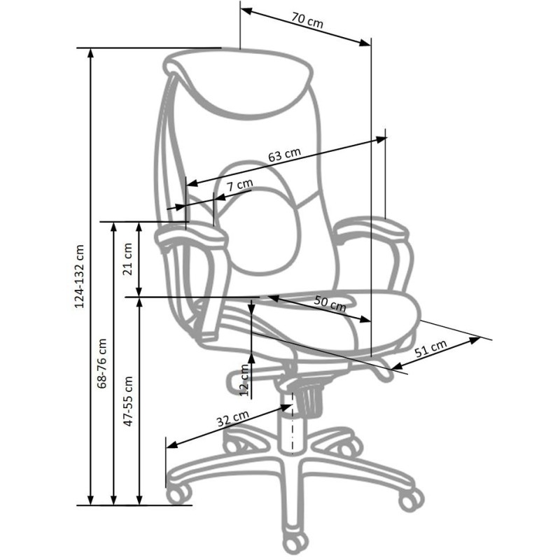 'QUAD Black Office Chair' 'QUAD Black Office Chair'