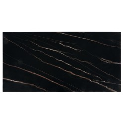 'RAMONA Black Marble / Walnut Coffee Table' 'RAMONA Black Marble / Walnut Coffee Table'