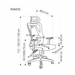 'RAMOS Black Office Chair' 'RAMOS Black Office Chair'