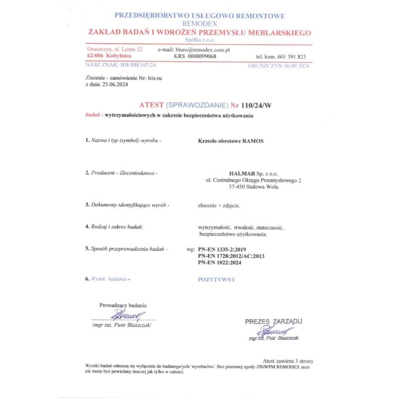 RAMOS fotel gabinetowy czarny (1p 1szt) RAMOS fotel gabinetowy czarny (1p 1szt)