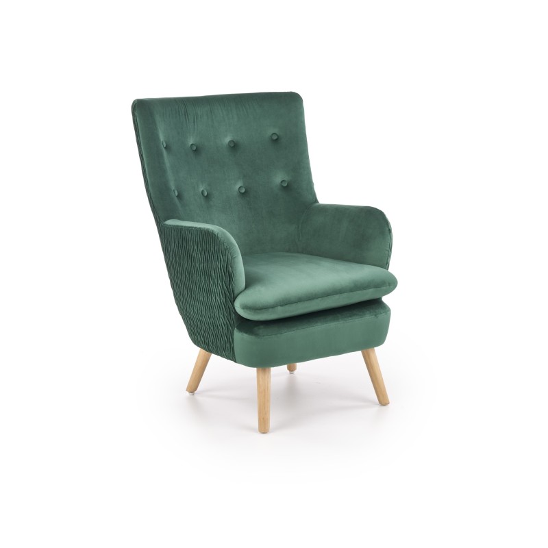 'RAVEL Relaxation Armchair Dark Green / Natural' 'RAVEL Relaxation Armchair Dark Green / Natural'