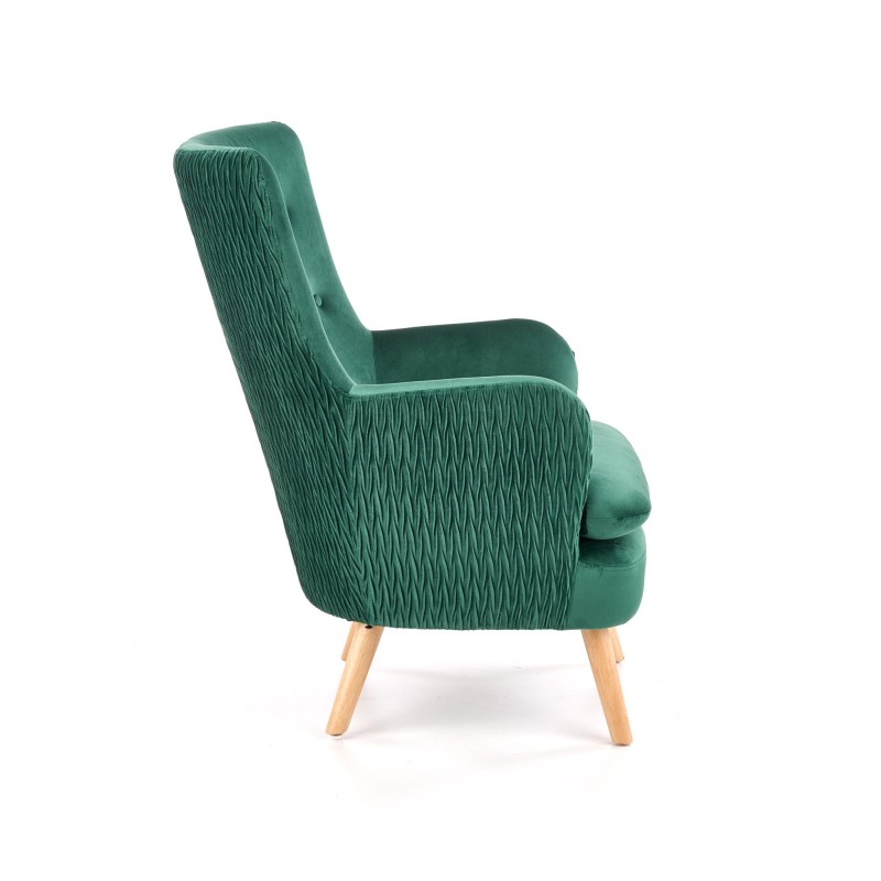 'RAVEL Relaxation Armchair Dark Green / Natural' 'RAVEL Relaxation Armchair Dark Green / Natural'