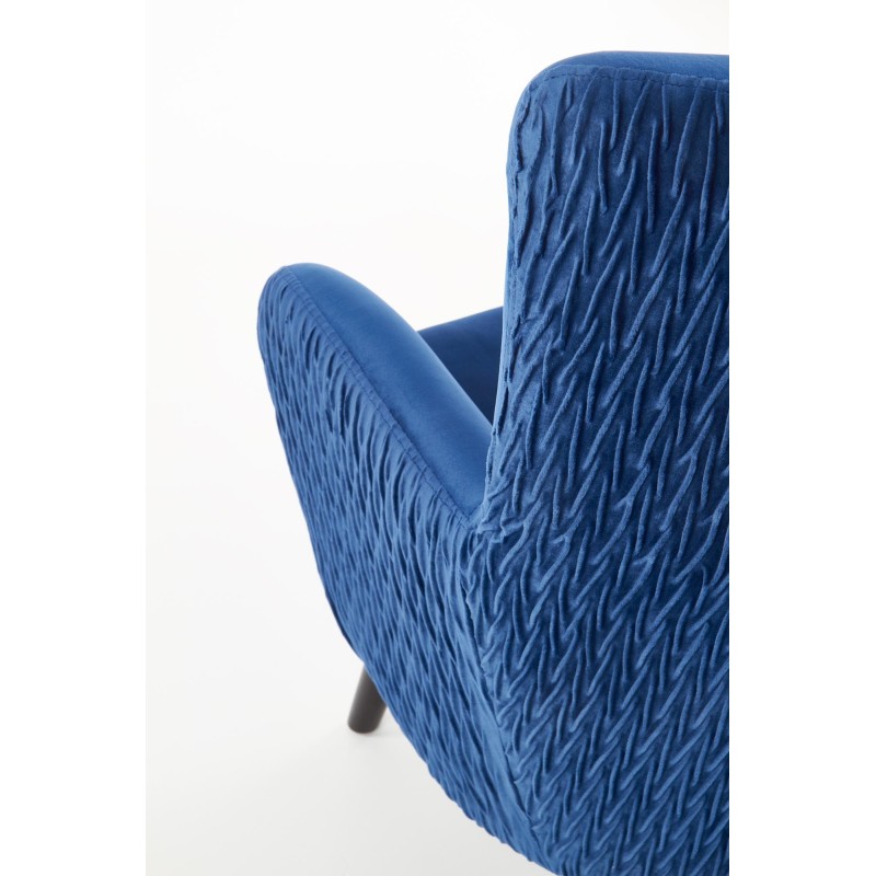 'RAVEL Relaxation Armchair Navy Blue / Black' 'RAVEL Relaxation Armchair Navy Blue / Black'