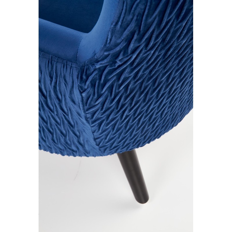 'RAVEL Relaxation Armchair Navy Blue / Black' 'RAVEL Relaxation Armchair Navy Blue / Black'