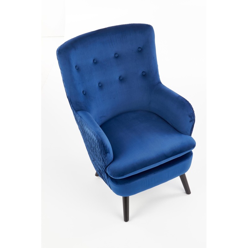 'RAVEL Relaxation Armchair Navy Blue / Black' 'RAVEL Relaxation Armchair Navy Blue / Black'