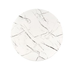 'RAYMOND 2 Table, Top - White Marble, Legs - Gold' 'RAYMOND 2 Table, Top - White Marble, Legs - Gold'