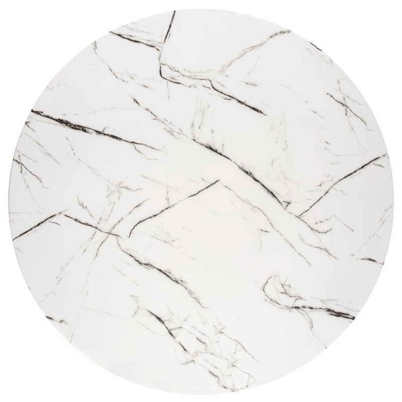 'RAYMOND 2 Table, Top - White Marble, Legs - Gold' 'RAYMOND 2 Table, Top - White Marble, Legs - Gold'