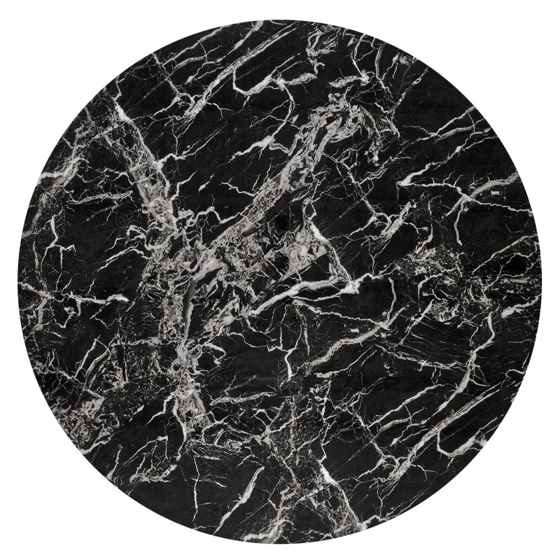 'RAYMOND 2 Table, Top - Black Marble, Legs - Gold' 'RAYMOND 2 Table, Top - Black Marble, Legs - Gold'