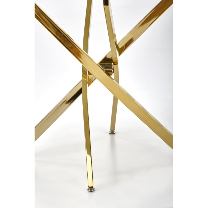 'RAYMOND 2 Table, Top - Black Marble, Legs - Gold' 'RAYMOND 2 Table, Top - Black Marble, Legs - Gold'