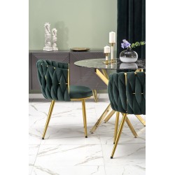 'RAYMOND 2 Table, Top - Black Marble, Legs - Gold' 'RAYMOND 2 Table, Top - Black Marble, Legs - Gold'