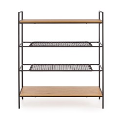 'REG21 Golden Oak/Black Bookcase' 'REG21 Golden Oak/Black Bookcase'