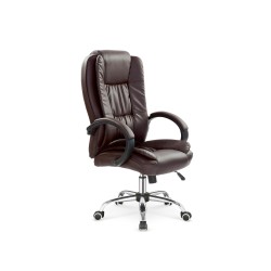 RELAX fotel gabinetowy ciemny brąz