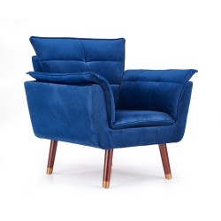 'REZZO Navy Blue Relaxation Armchair' 'REZZO Navy Blue Relaxation Armchair'
