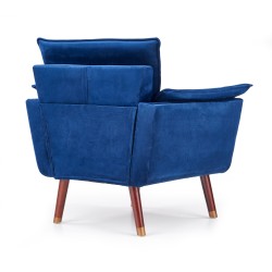 'REZZO Navy Blue Relaxation Armchair' 'REZZO Navy Blue Relaxation Armchair'