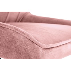 RICO fotel młodzieżowy różowy velvet RICO fotel młodzieżowy różowy velvet