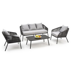 'ROCCA Garden Set, Dark Ash / Light Ash' 'ROCCA Garden Set, Dark Ash / Light Ash'