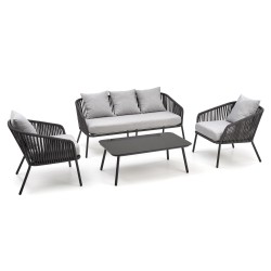 'ROCCA Garden Set, Dark Ash / Light Ash' 'ROCCA Garden Set, Dark Ash / Light Ash'