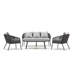 'ROCCA Garden Set, Dark Ash / Light Ash' 'ROCCA Garden Set, Dark Ash / Light Ash'