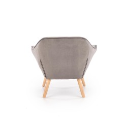 'ROMEO Relaxation Armchair in Ash Grey / Natural' 'ROMEO Relaxation Armchair in Ash Grey / Natural'