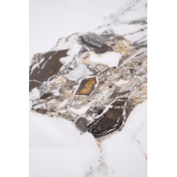 'ROSA Coffee Table White Marble / Ashen Marble / Gold' 'ROSA Coffee Table White Marble / Ashen Marble / Gold'