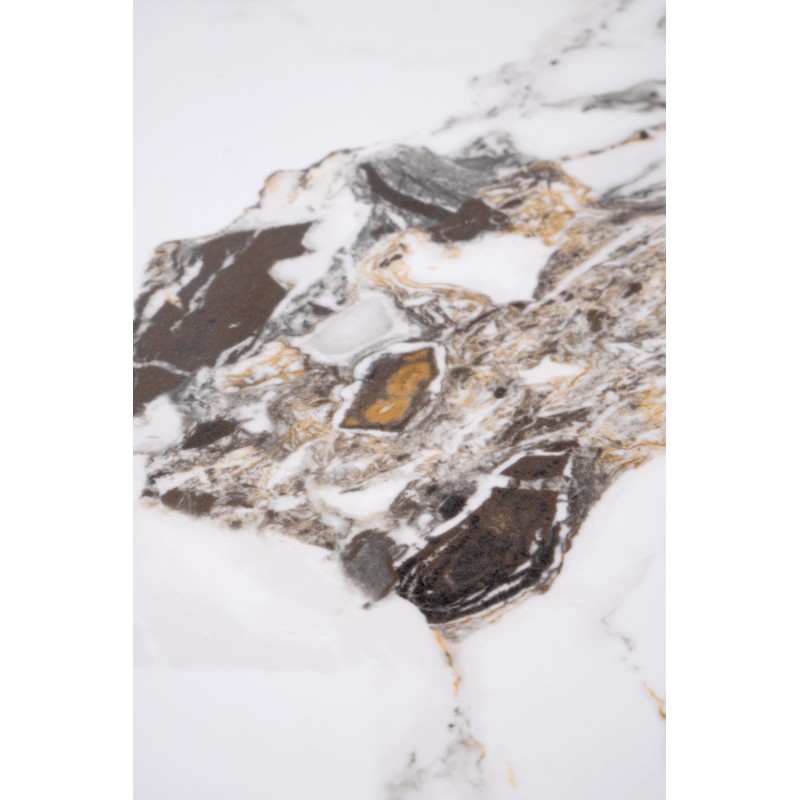 'ROSA Coffee Table White Marble / Ashen Marble / Gold' 'ROSA Coffee Table White Marble / Ashen Marble / Gold'