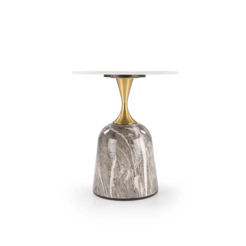 'ROSA Coffee Table White Marble / Ashen Marble / Gold' 'ROSA Coffee Table White Marble / Ashen Marble / Gold'
