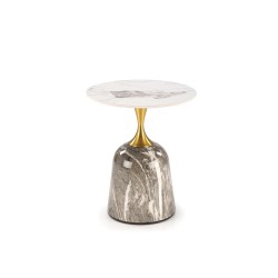 'ROSA Coffee Table White Marble / Ashen Marble / Gold' 'ROSA Coffee Table White Marble / Ashen Marble / Gold'