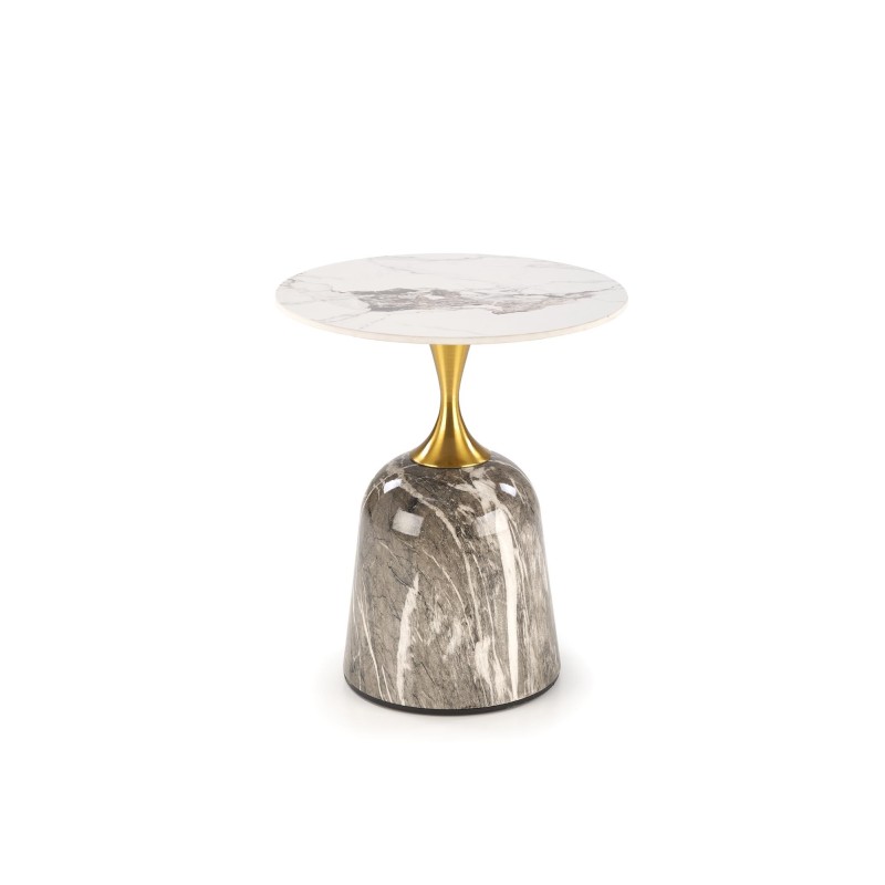 'ROSA Coffee Table White Marble / Ashen Marble / Gold' 'ROSA Coffee Table White Marble / Ashen Marble / Gold'