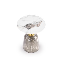 'ROSA Coffee Table White Marble / Ashen Marble / Gold' 'ROSA Coffee Table White Marble / Ashen Marble / Gold'