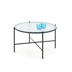 'ROSALIA Clear - Black Coffee Table'