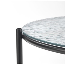'ROSALIA Clear - Black Coffee Table' 'ROSALIA Clear - Black Coffee Table'